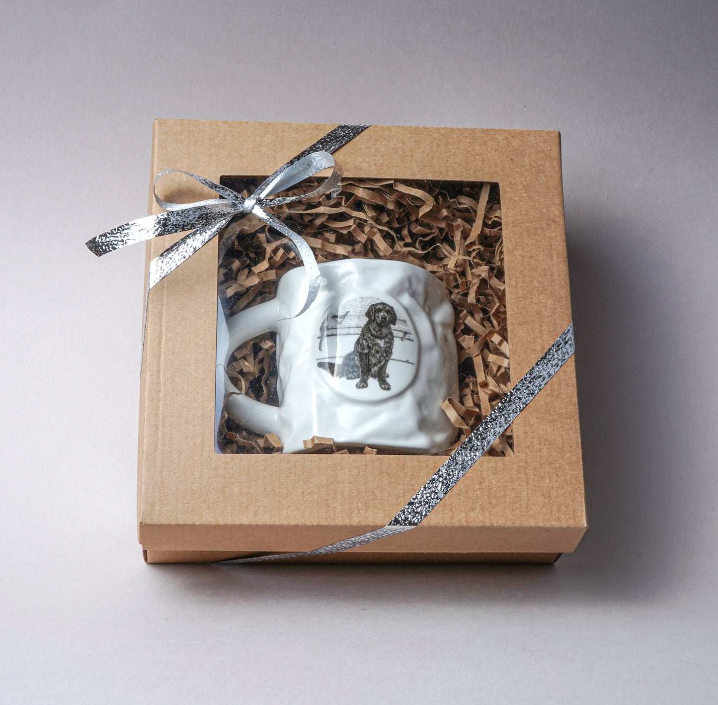 Gift sets. 2.7. 1 pcs Crumpled Tea Mug (Dog)