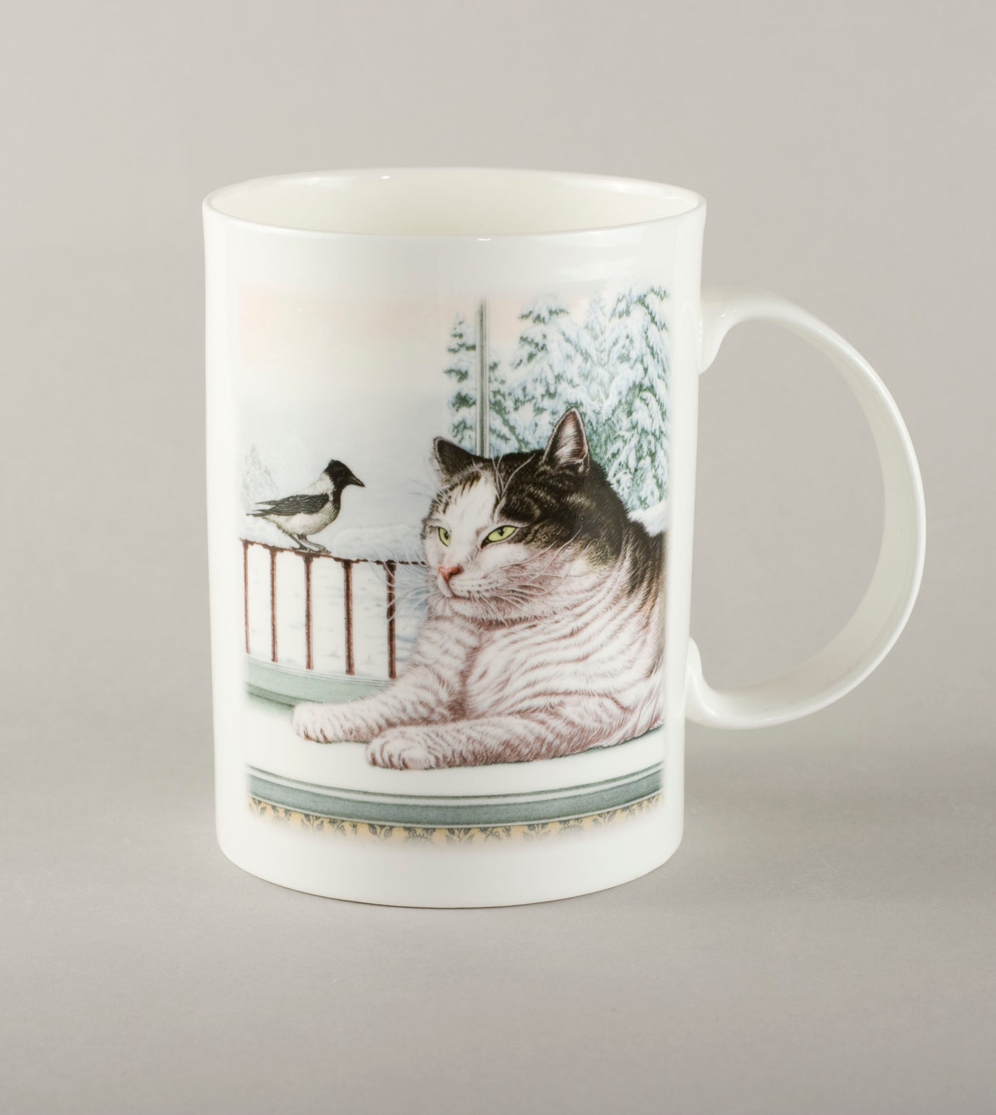 K9. Cat with a bird