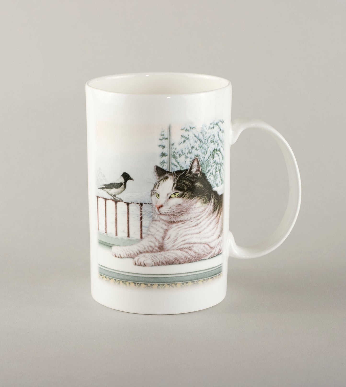 K9. Cat with a bird