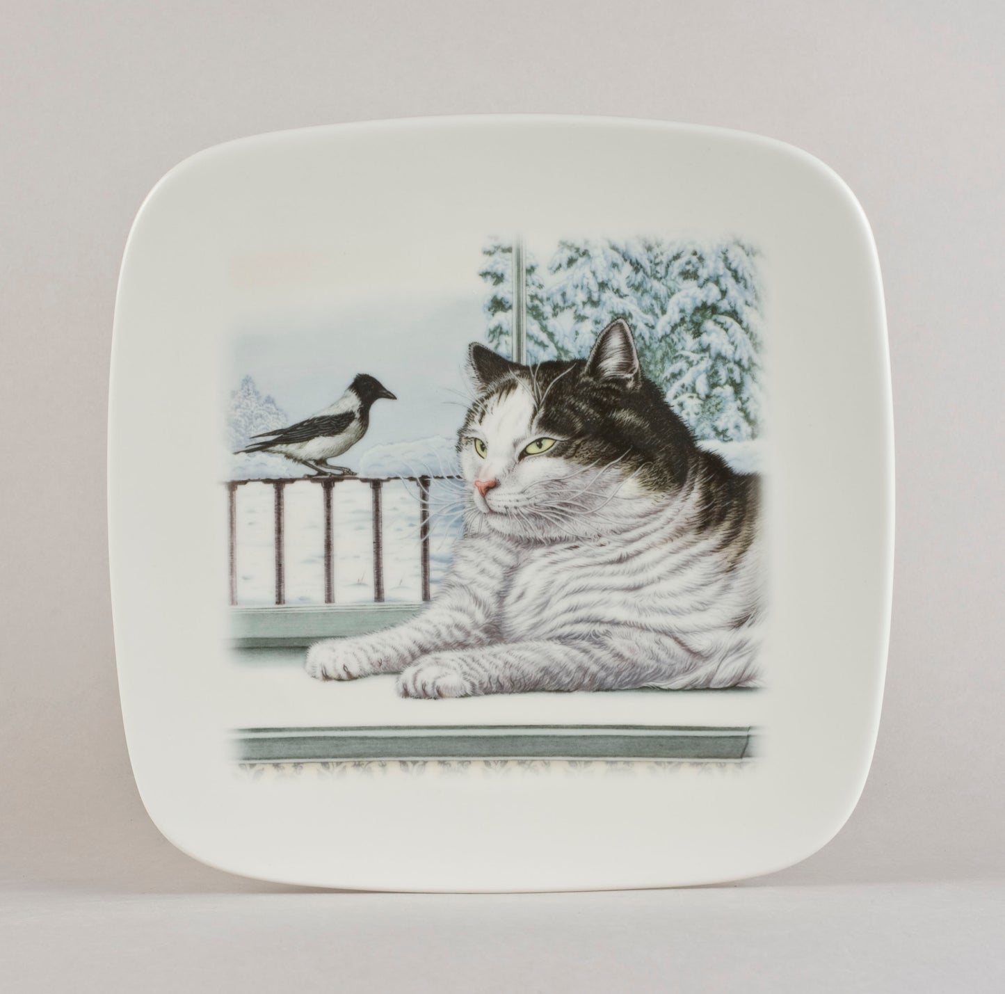 K9. Cat with a bird