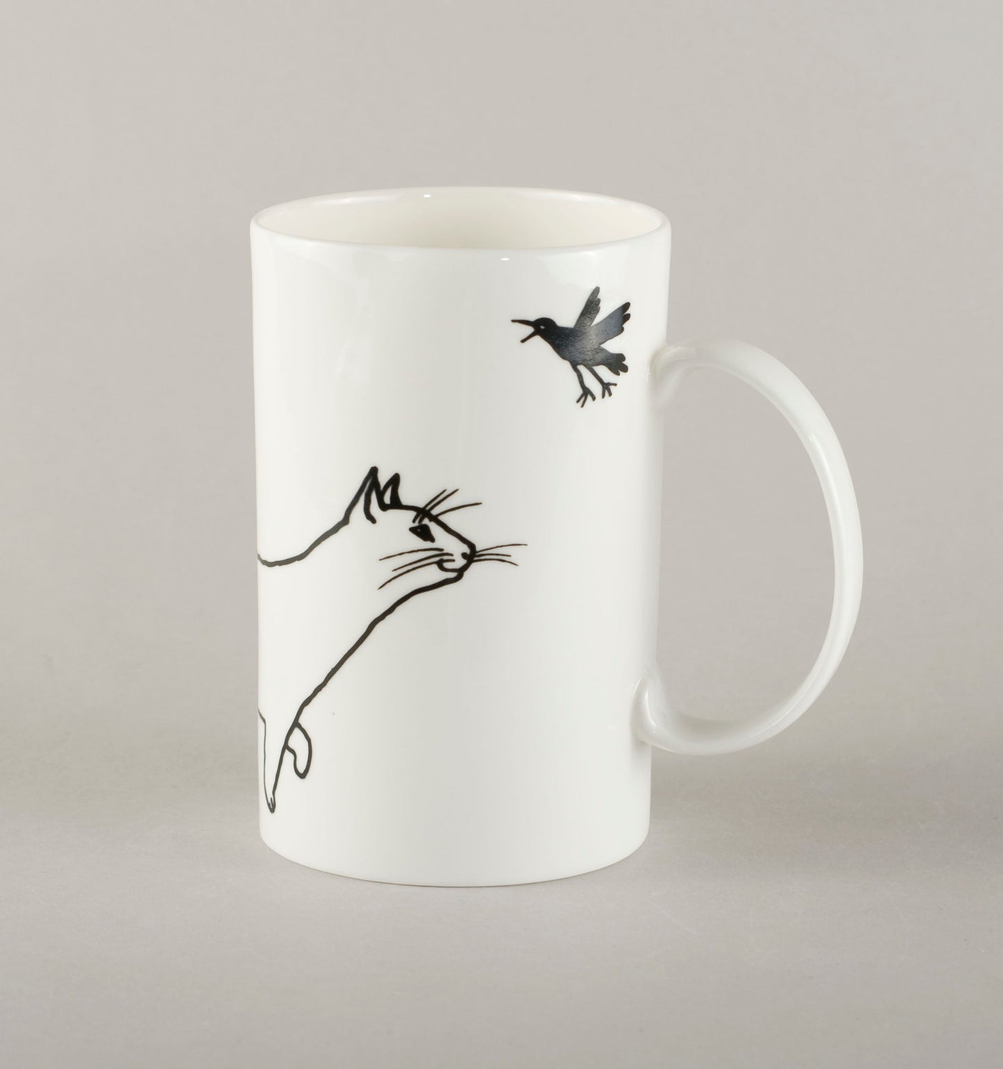 Cat with a bird