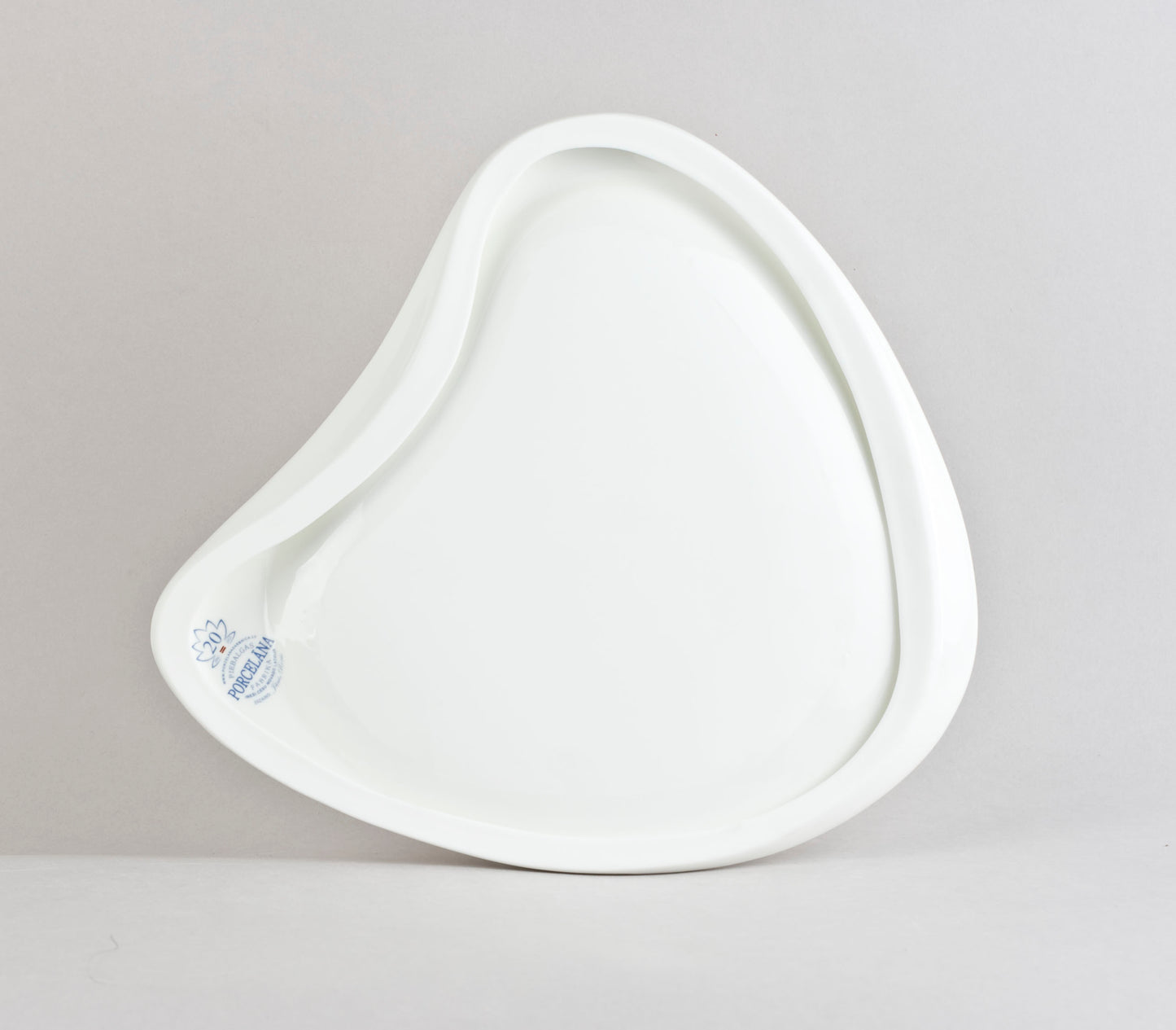 Porcelāna gludais šķīvis