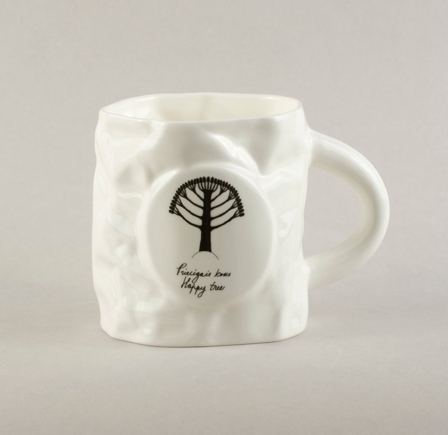 Happy Tree. Crumpled Tea Mug