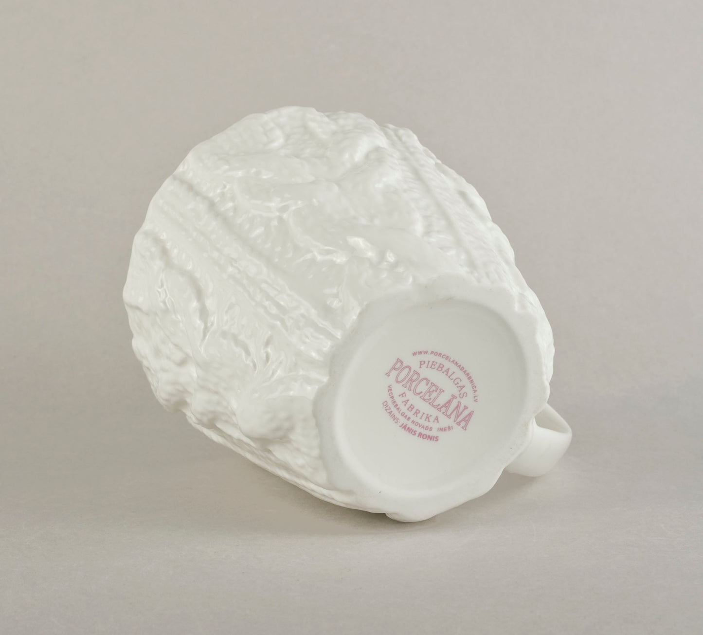 Porcelāna adīta tējas krūze Co