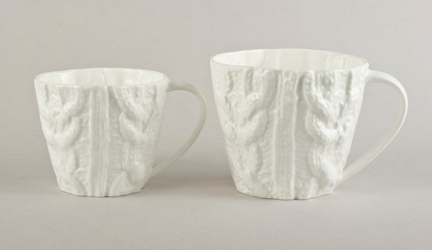 Porcelāna adīta tējas krūze Co