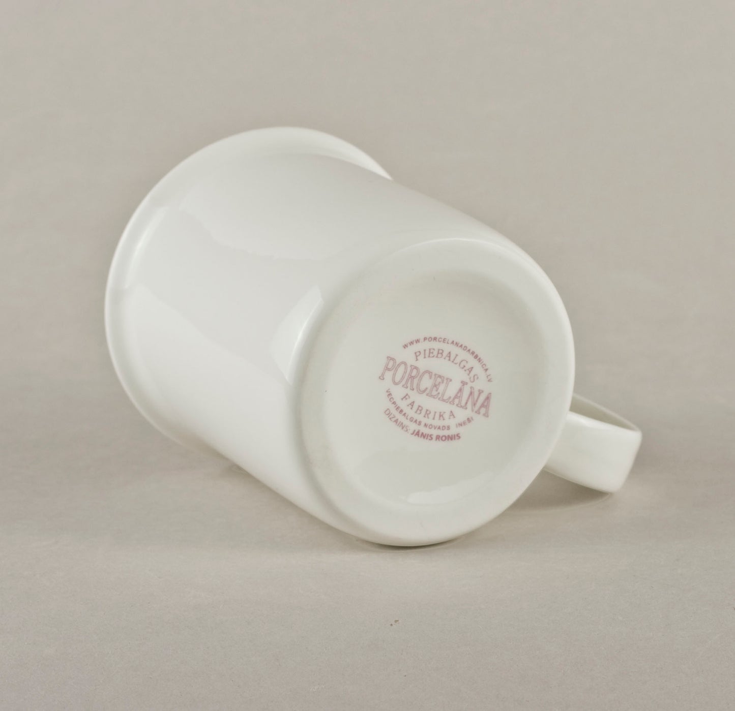 Porcelain Cylinder with Edge Mug