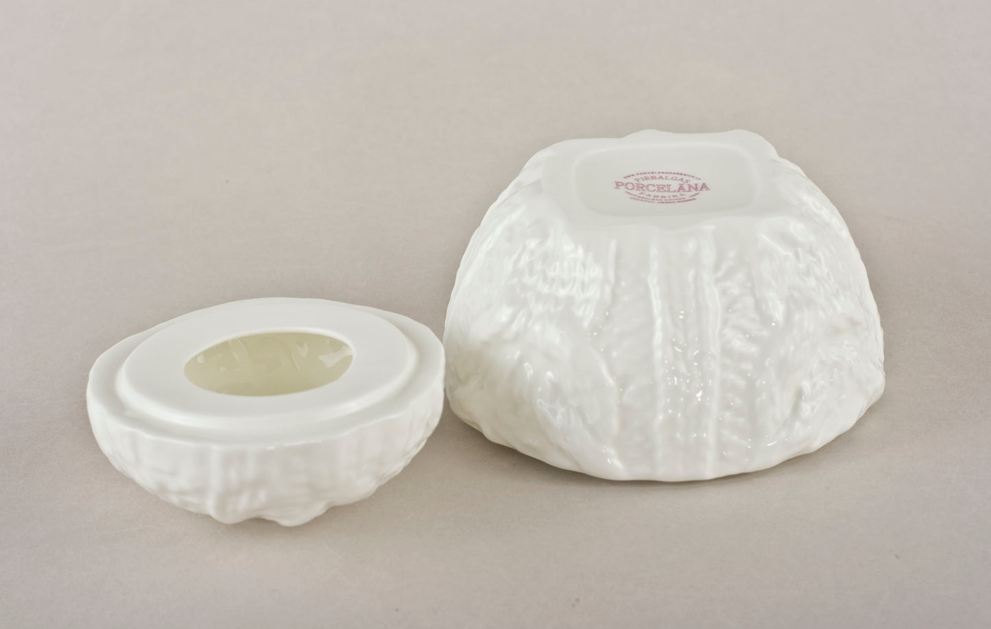 Porcelāna adīts cukurtrauks Co