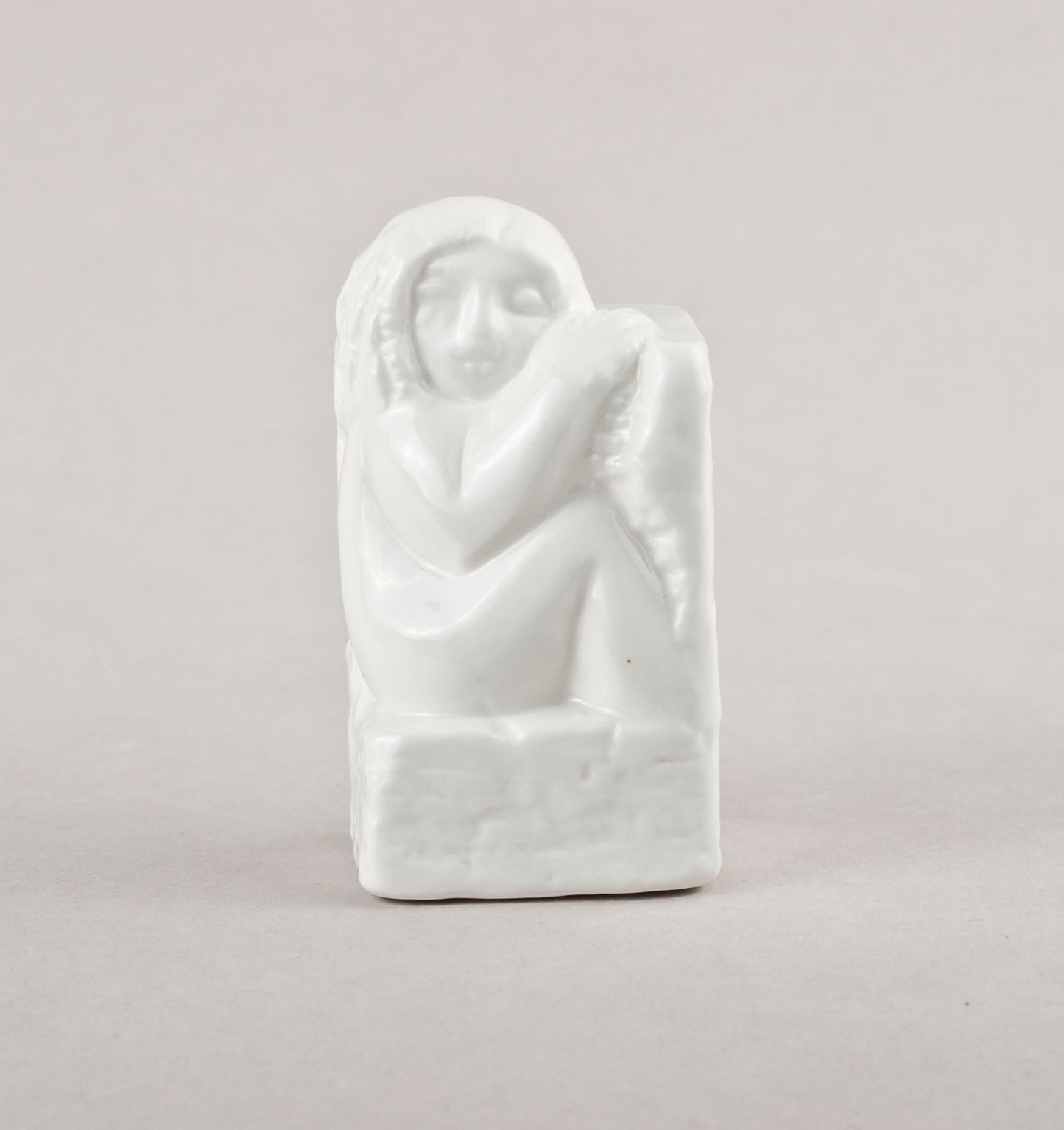 Porcelain Woman in Stone