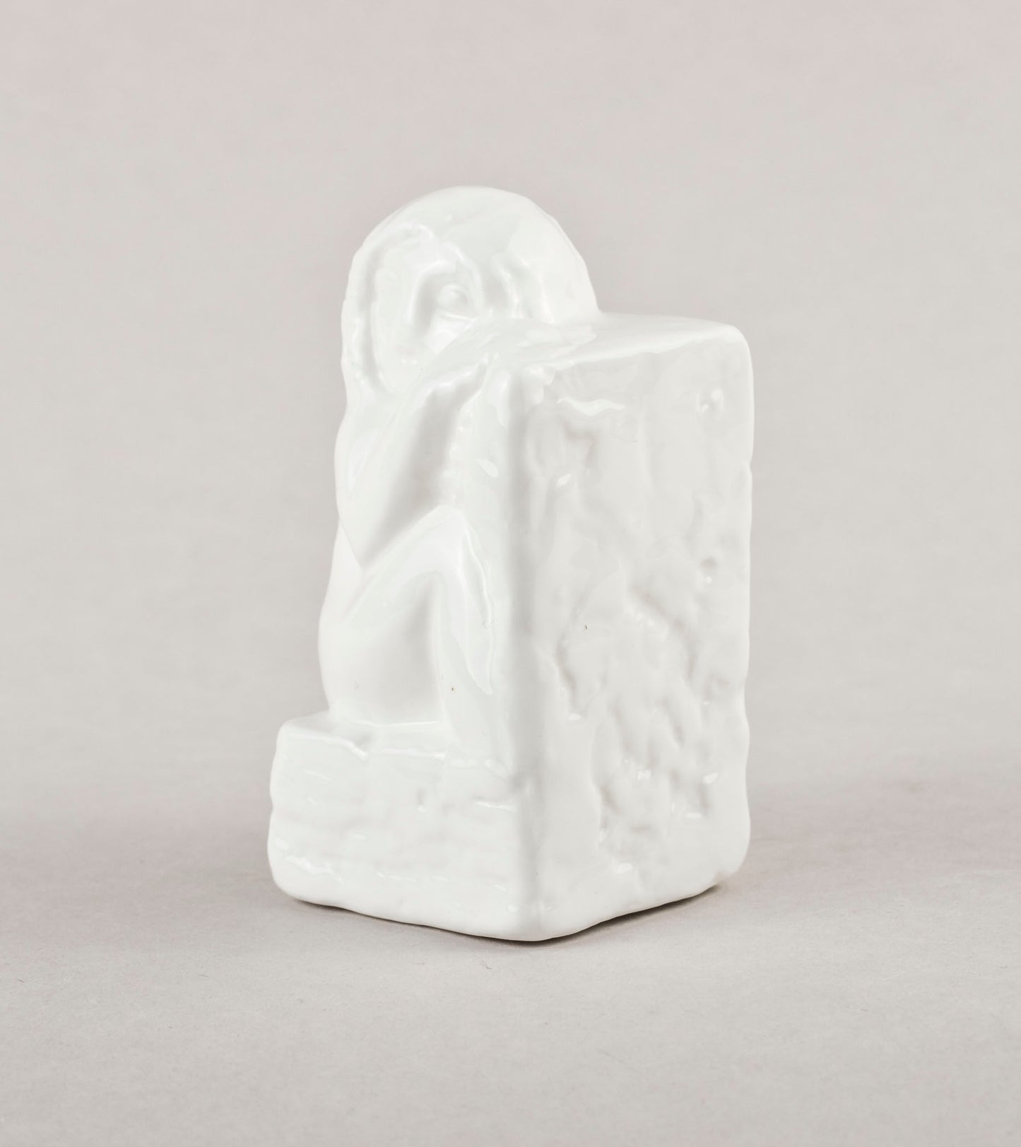 Porcelain Woman in Stone