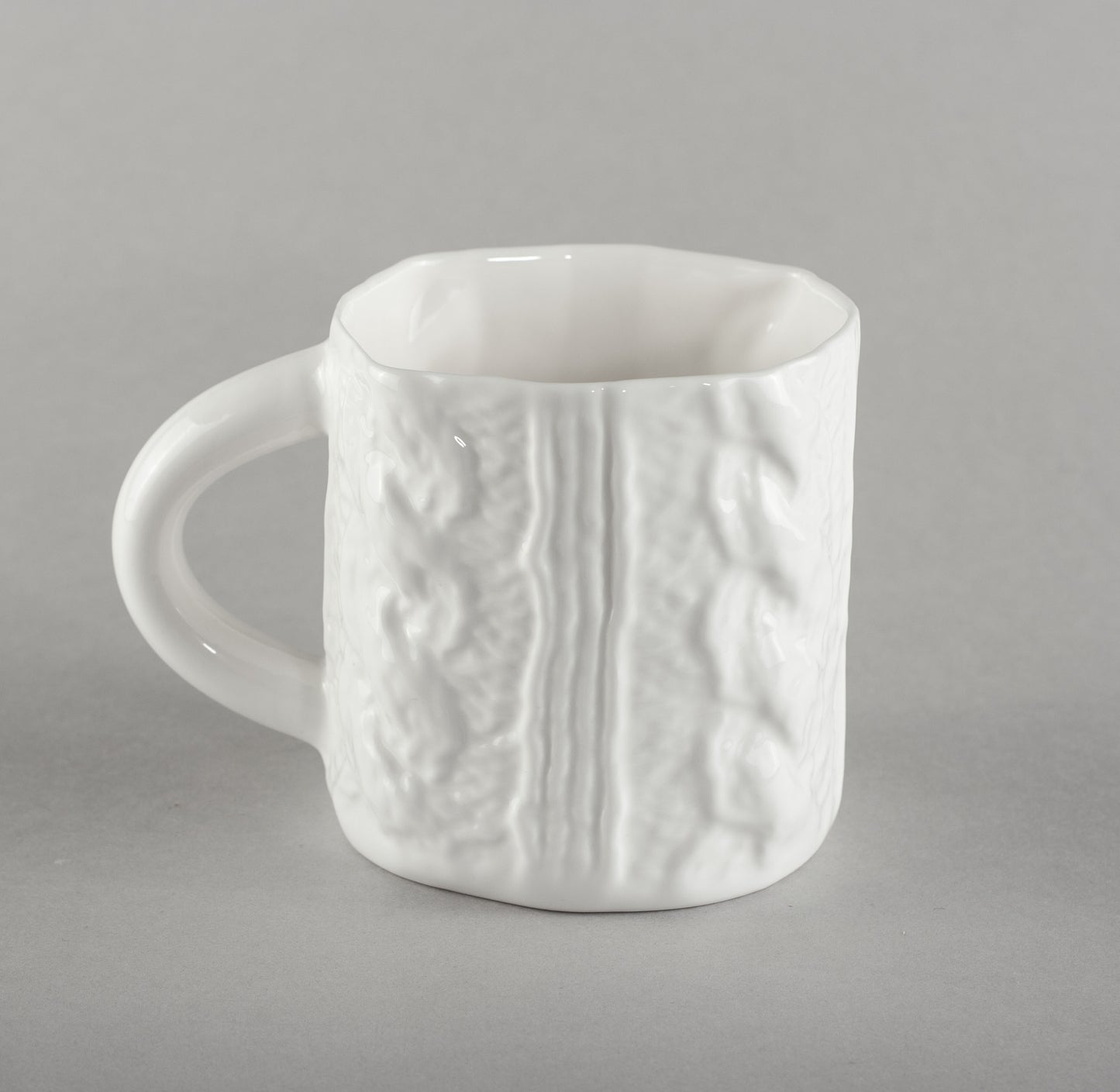 Porcelāna adīta tējas krūze