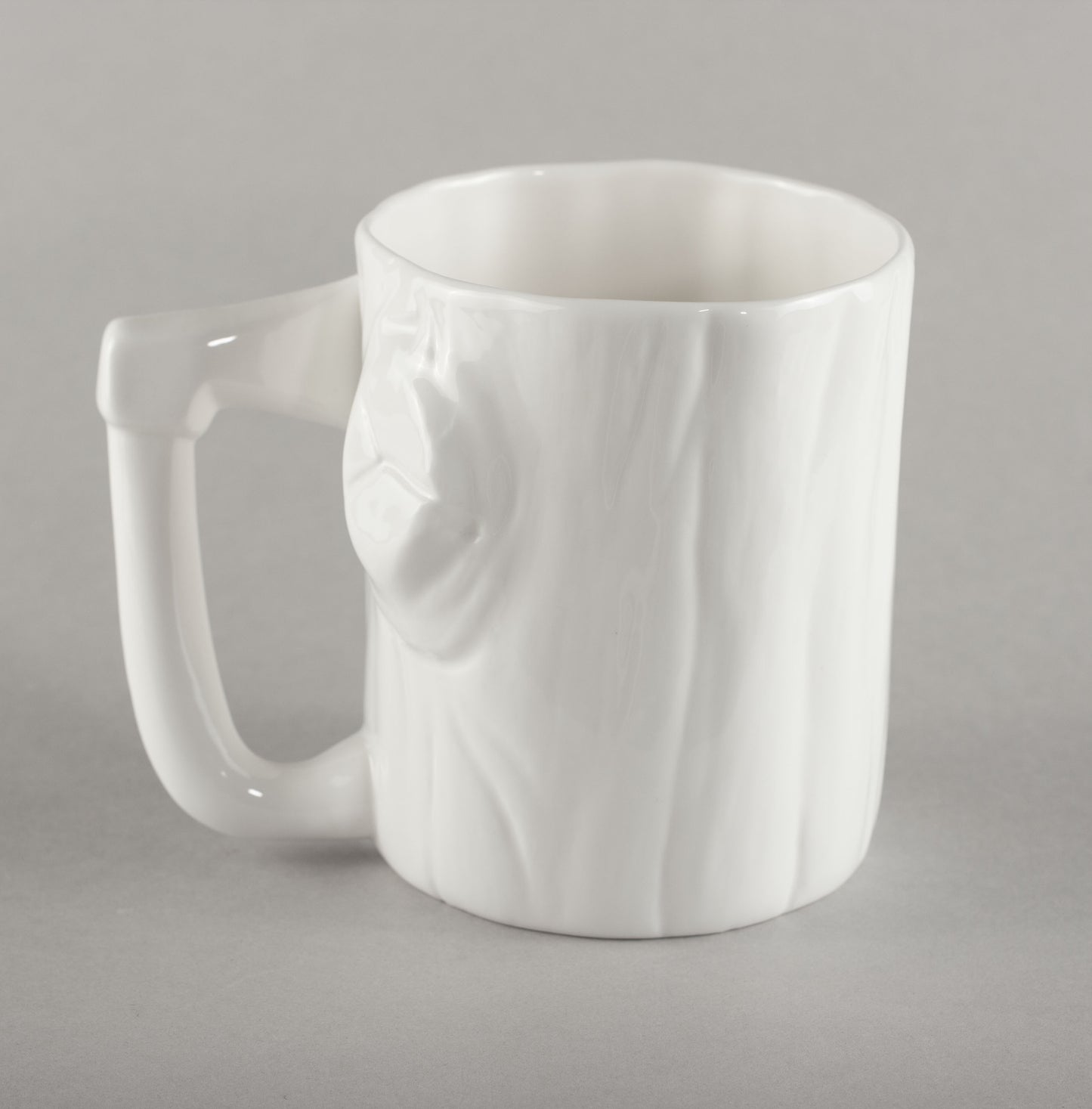 Porcelain Log With An Axe L