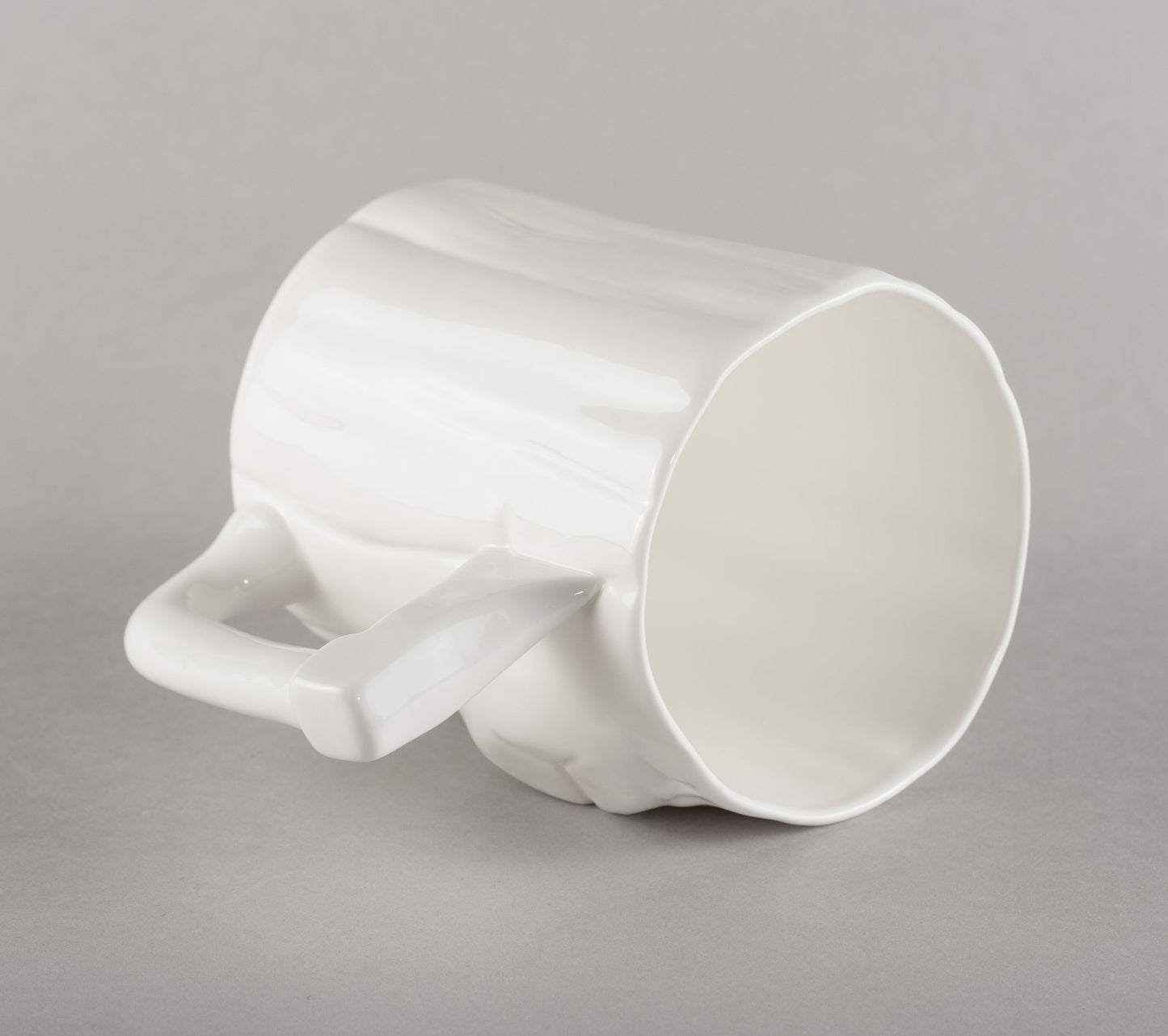 Porcelain Log With An Axe L