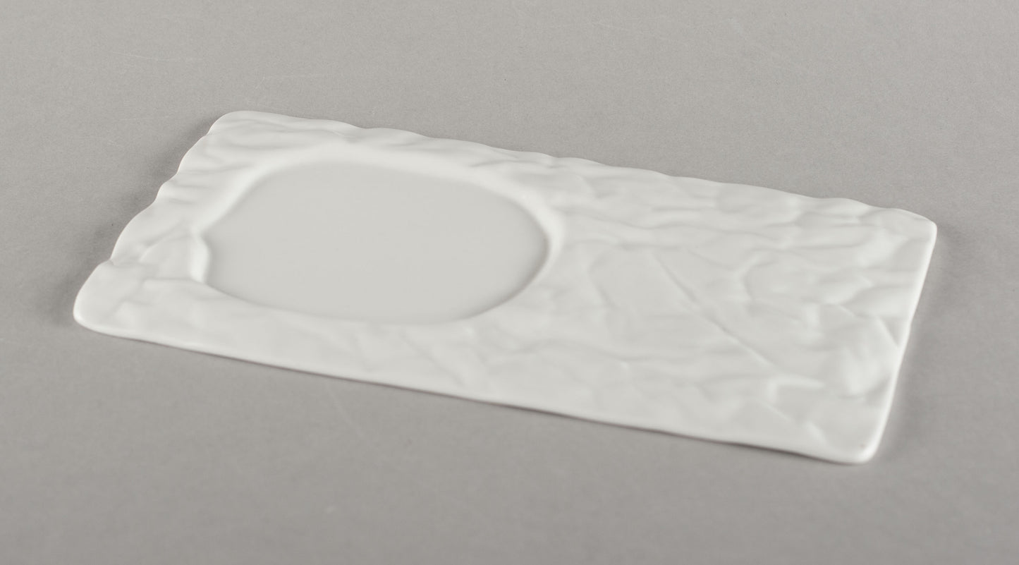 Porcelāna burzīta apakštase tējas krūzei (krūze nav iekļauta)