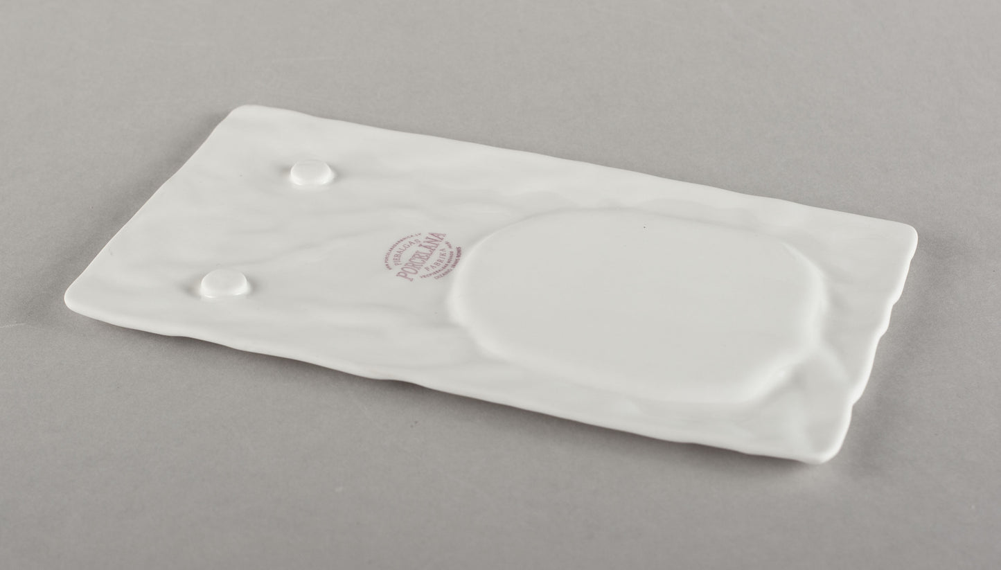 Porcelāna burzīta apakštase tējas krūzei (krūze nav iekļauta)