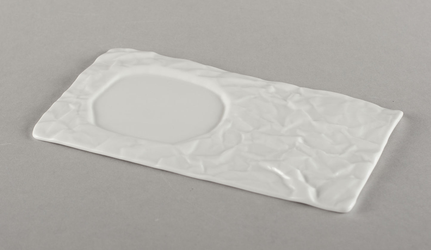 Porcelāna burzīta apakštase kafijas krūzei (krūze nav iekļauta)