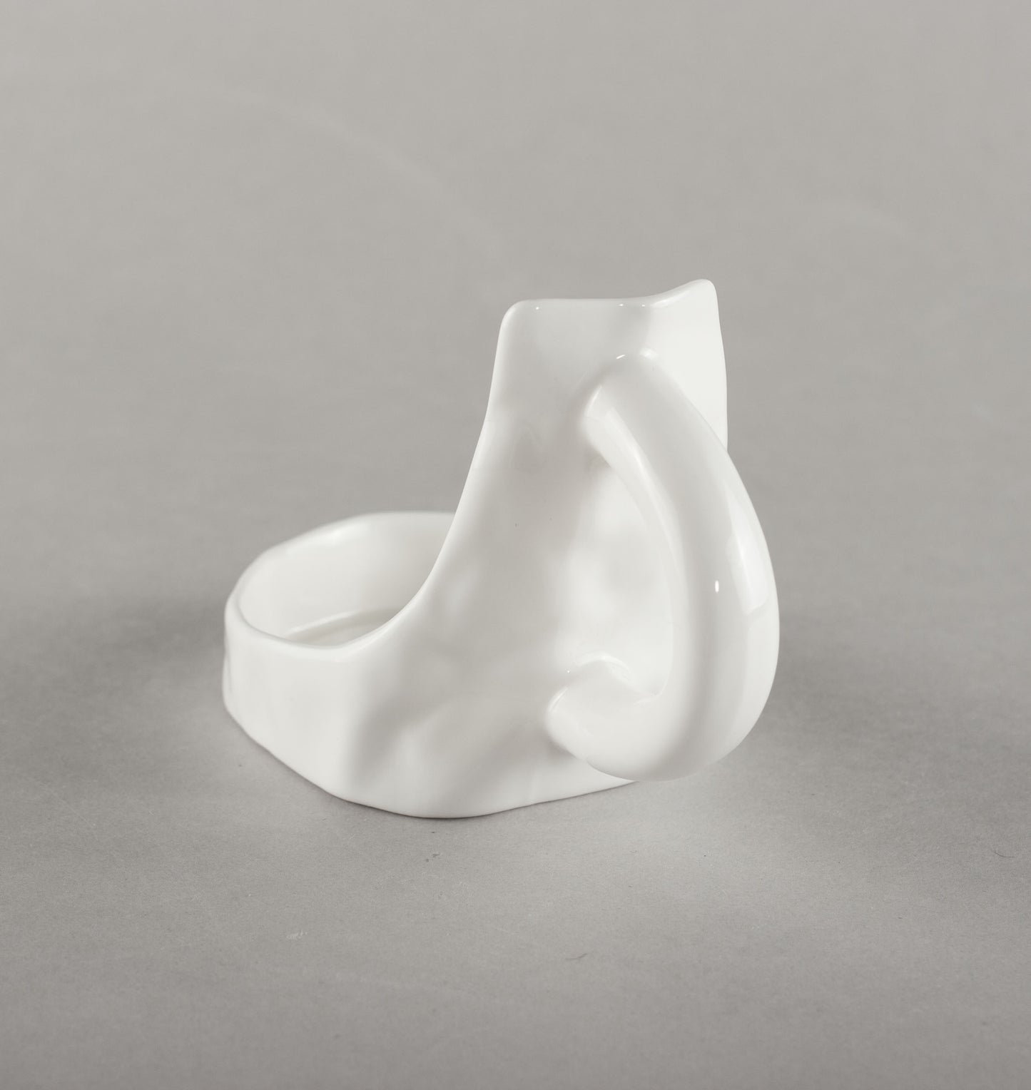Porcelāna burzīts svečturis