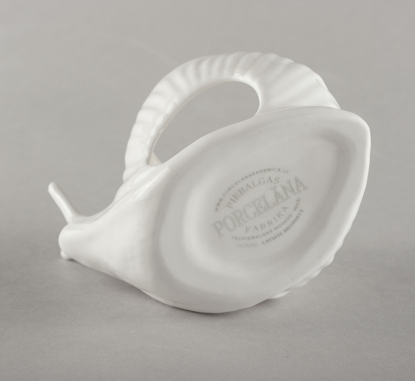 Porcelain Snail Candlestick