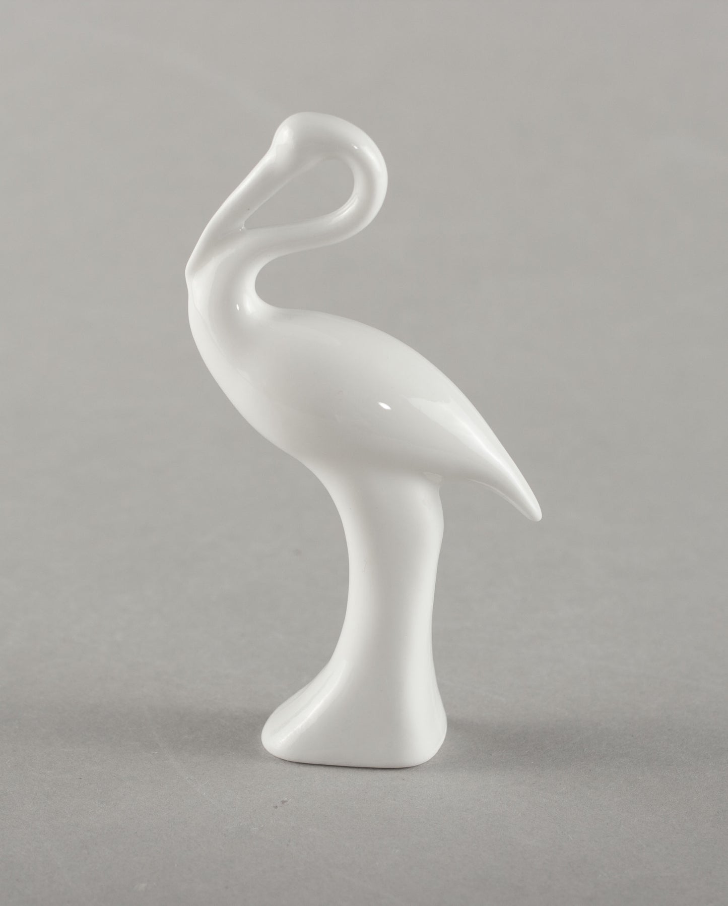 Porcelain Figure Stork (white)