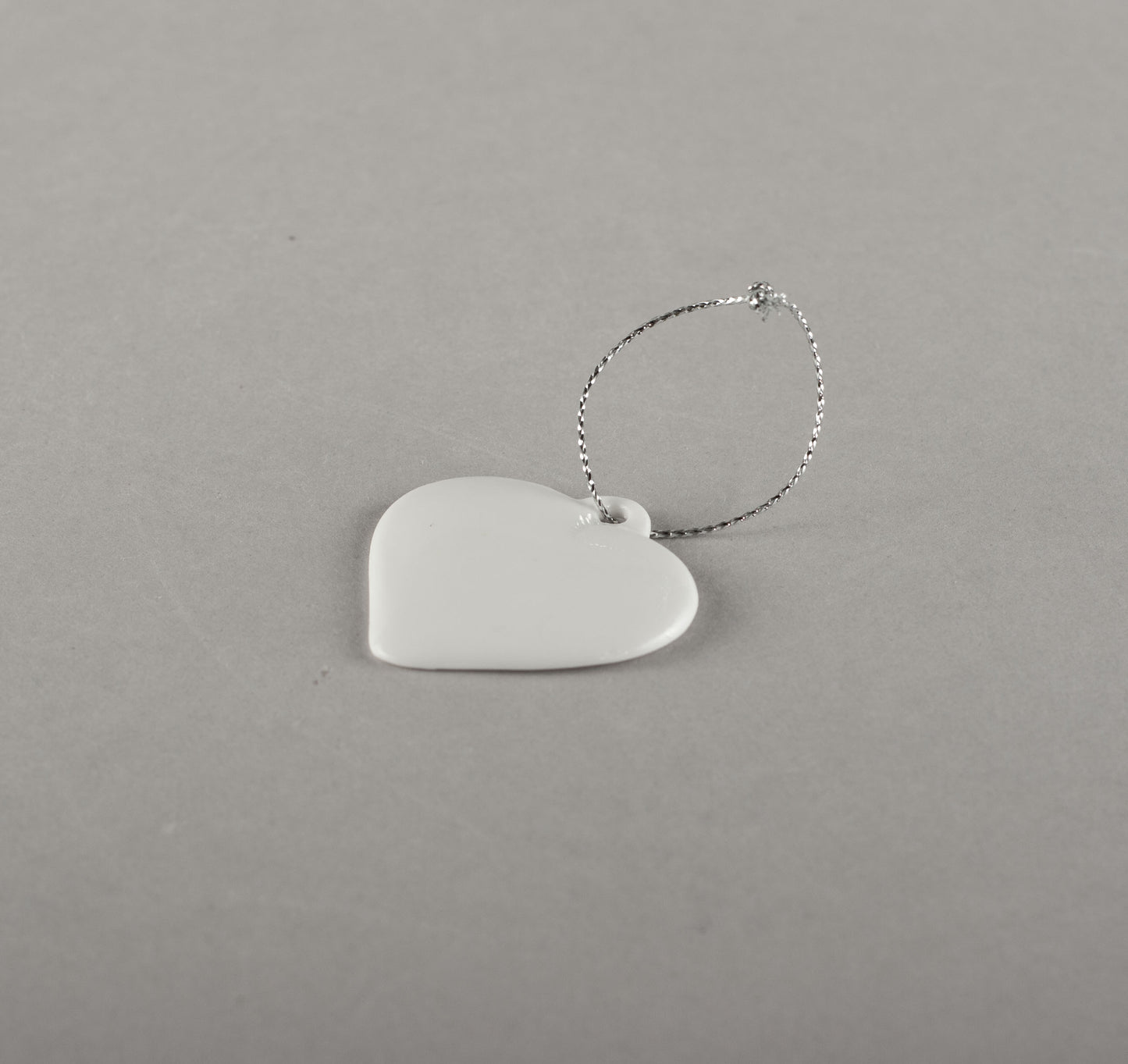 Porcelain Decorations For Christmas Trees - Heart