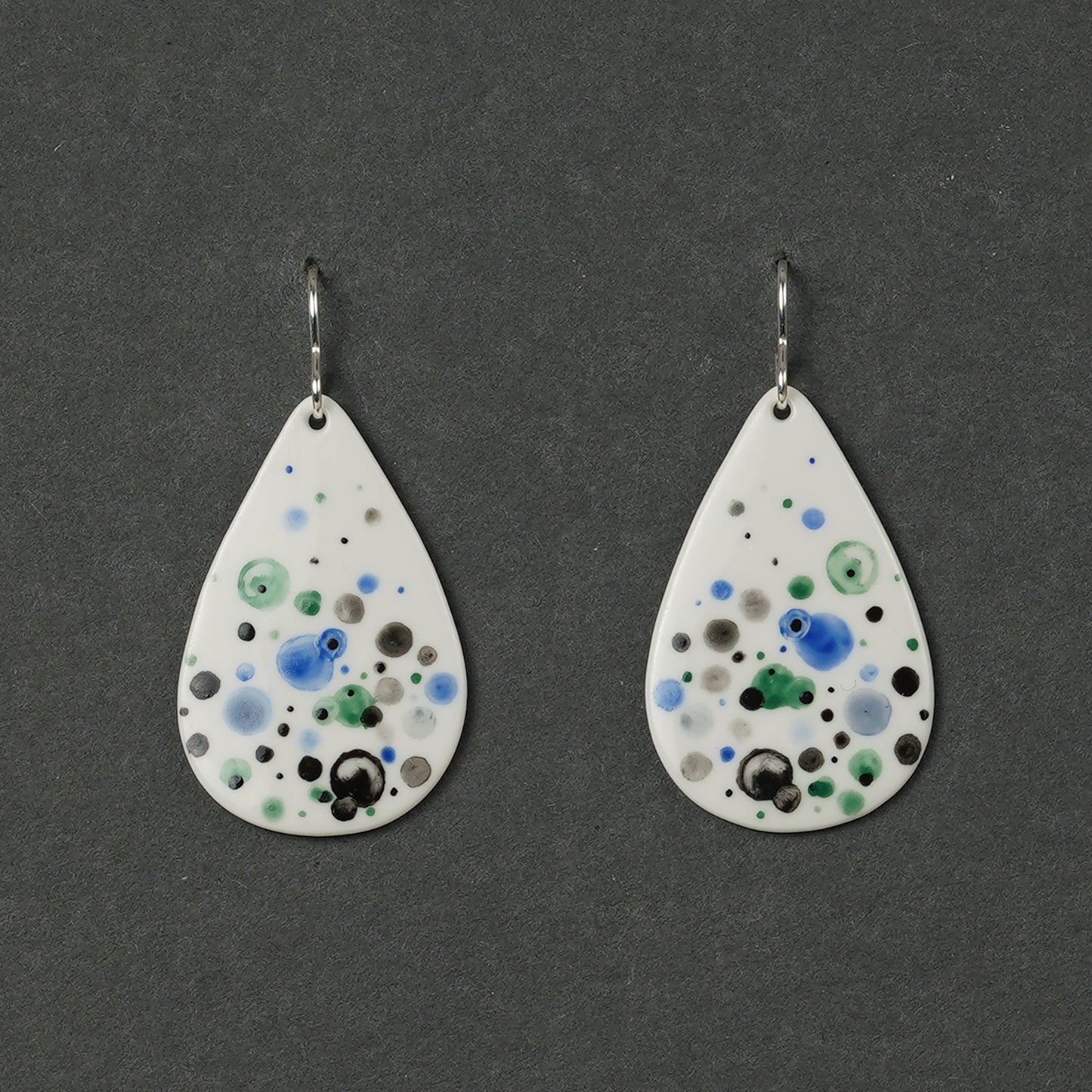 Painted 2.8. Drop L earrings