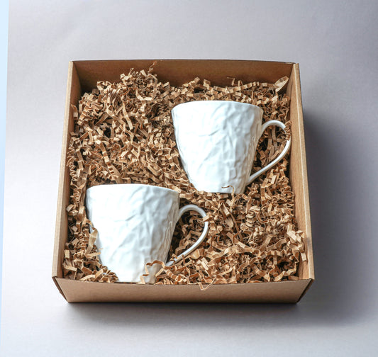 Gift sets. 2.4. 2 pcs Crumpled Tea Co Mugs