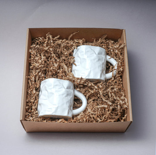 Gift sets. 2.2. 2 pcs Crumpled Tea Mugs