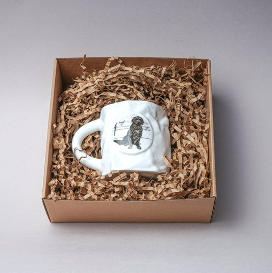 Gift sets. 2.7. 1 pcs Crumpled Tea Mug (Dog)