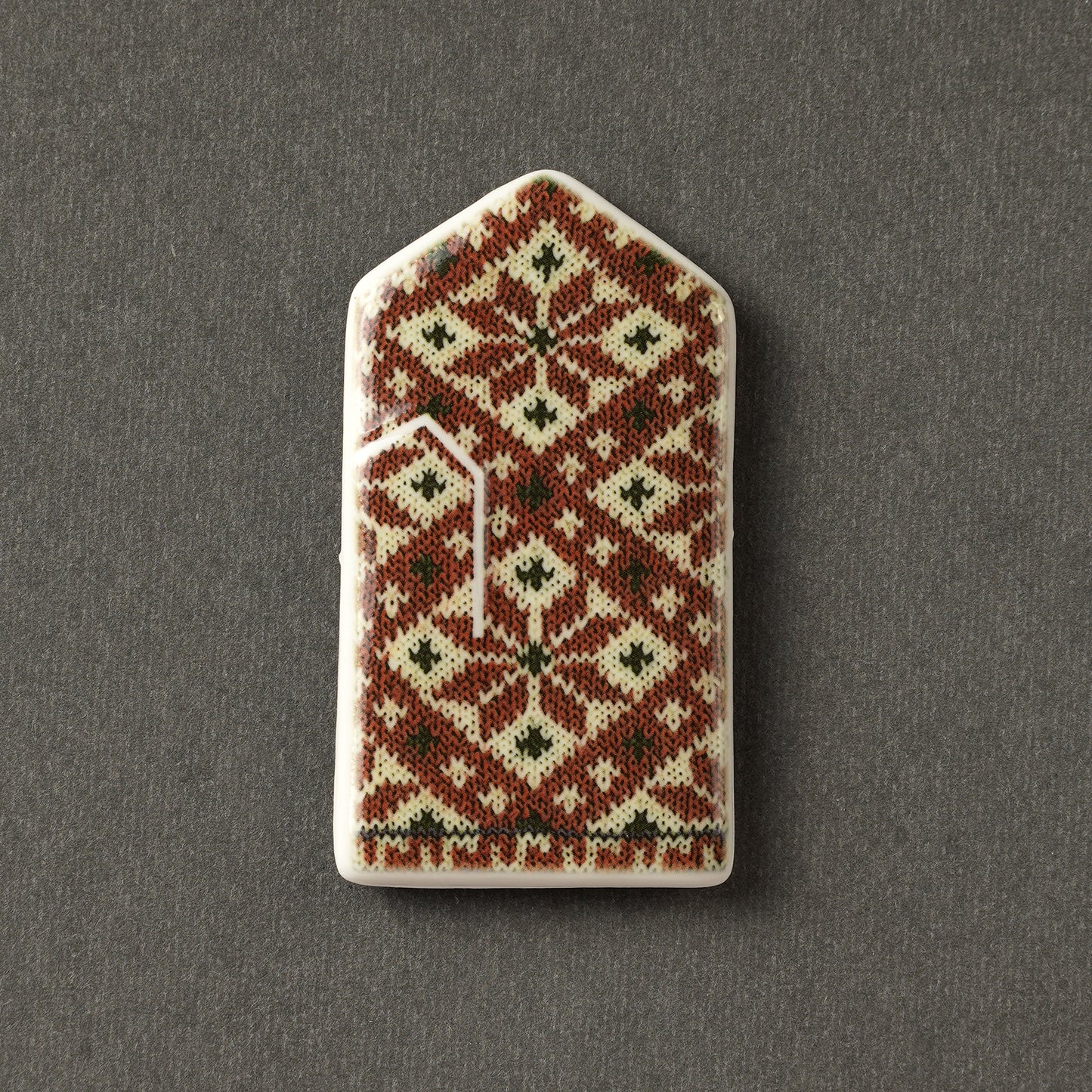 Porcelain Magnet - Gloves With Print