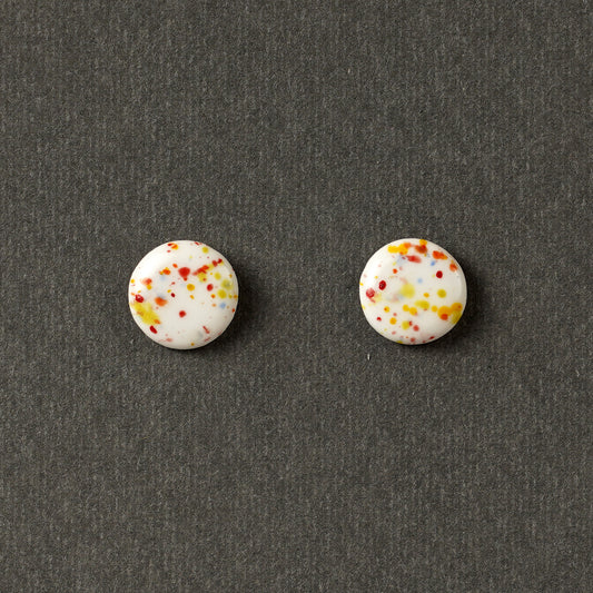 Painted 1.2. Button S earrings