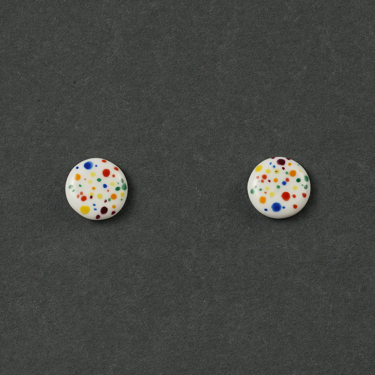 Painted 1.2. Button S earrings