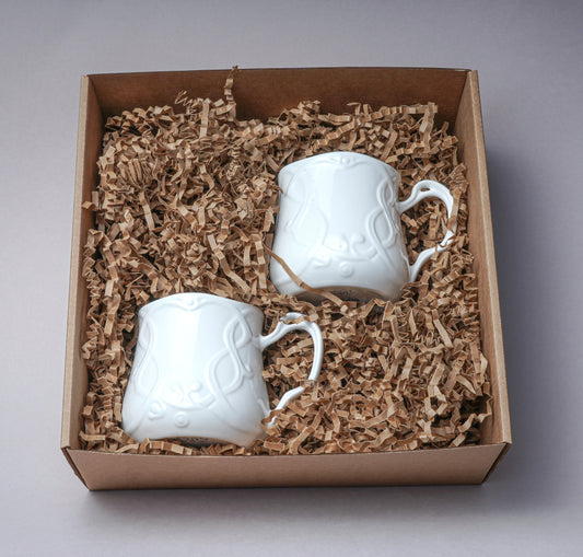 Gift sets. 4.4. 2 pcs Art Nouveau Tea Mugs