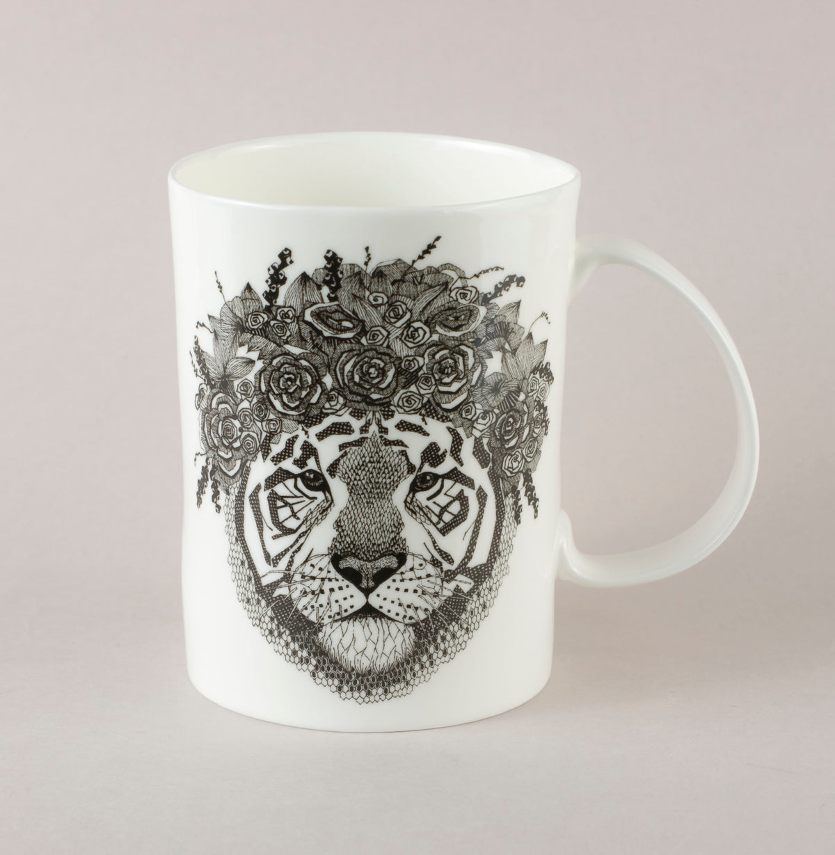 White tiger. Cilinder Large