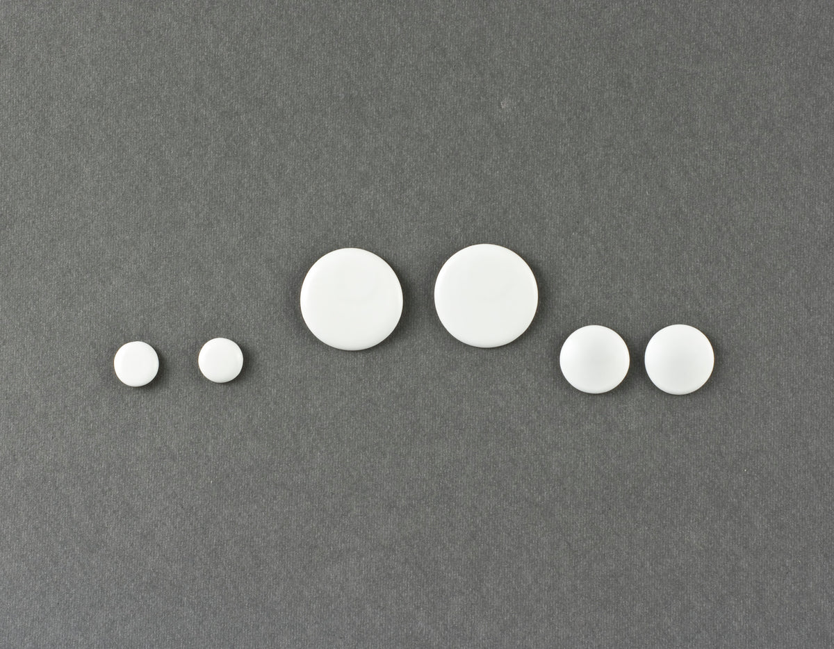 Button earrings