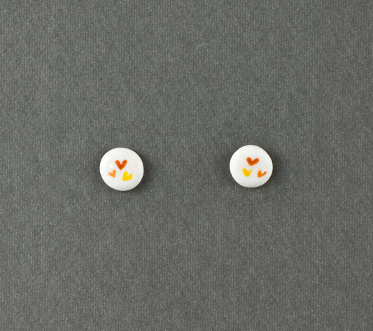 Painted 1.1. Button S earrings