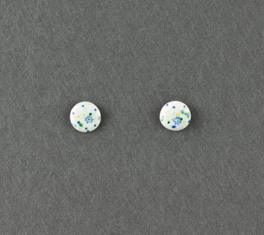 Painted 1.2. Button S earrings