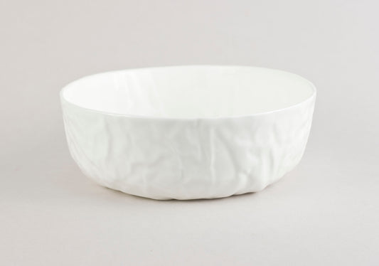 Porcelain Crumpled Bowl O