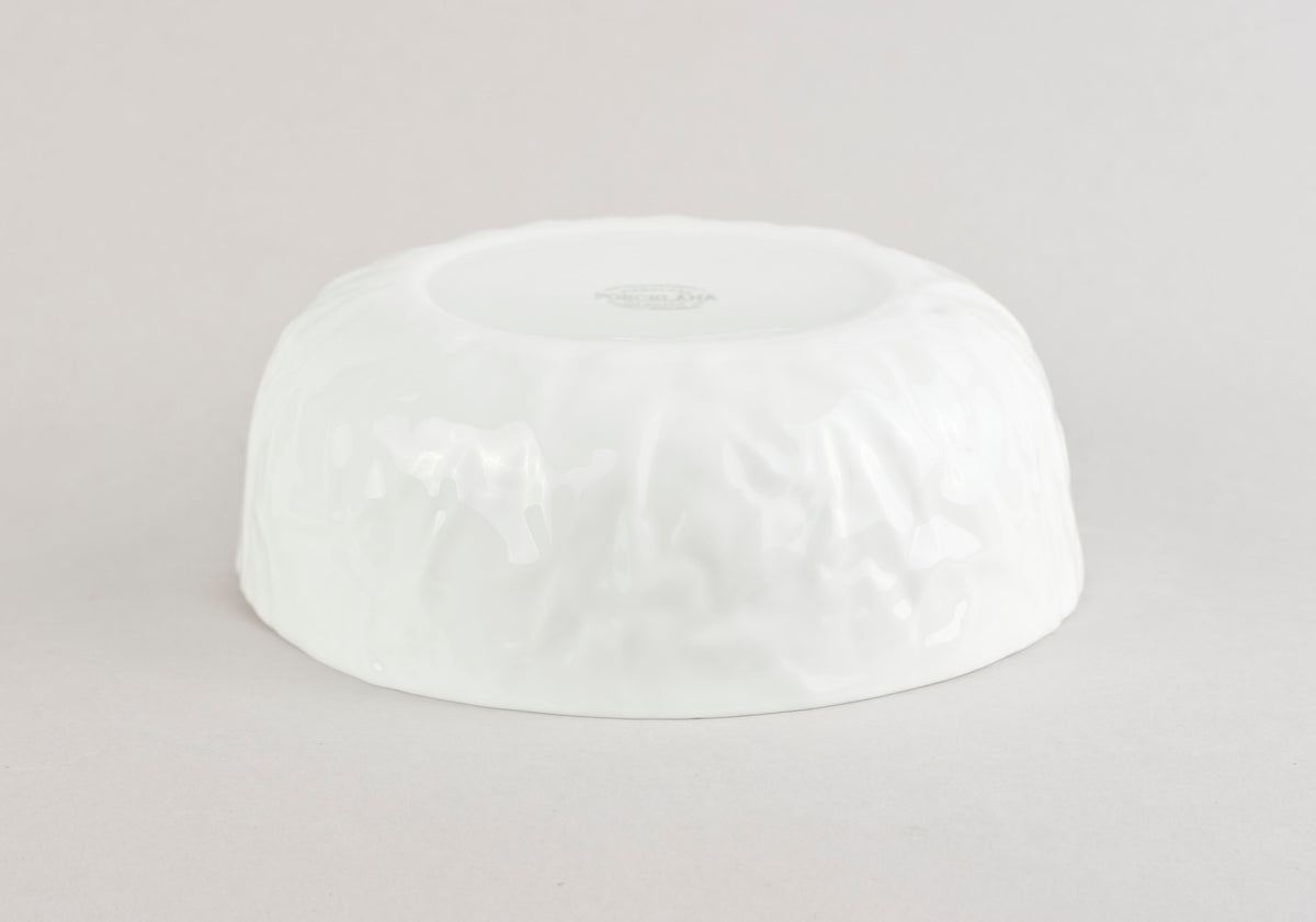 Porcelain Crumpled Bowl O