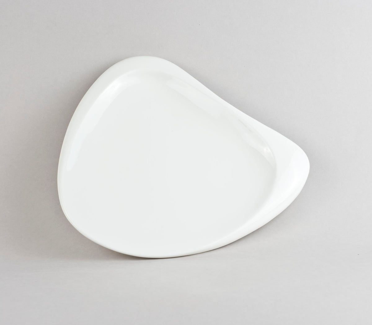 Porcelāna gludais šķīvis
