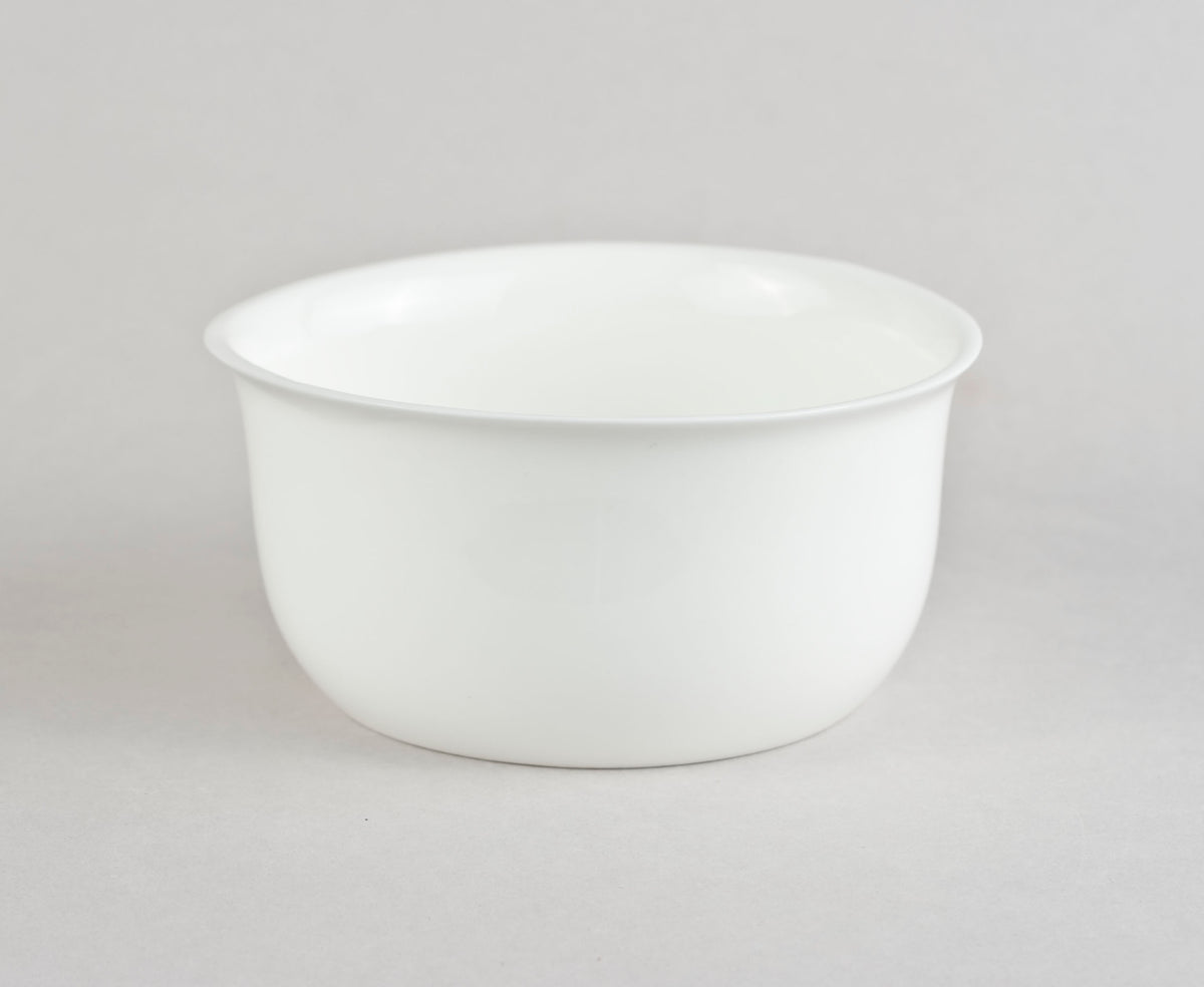 Porcelāna gludā bļoda L