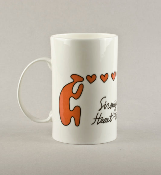 Heart-to-heart talk. Medium Mug