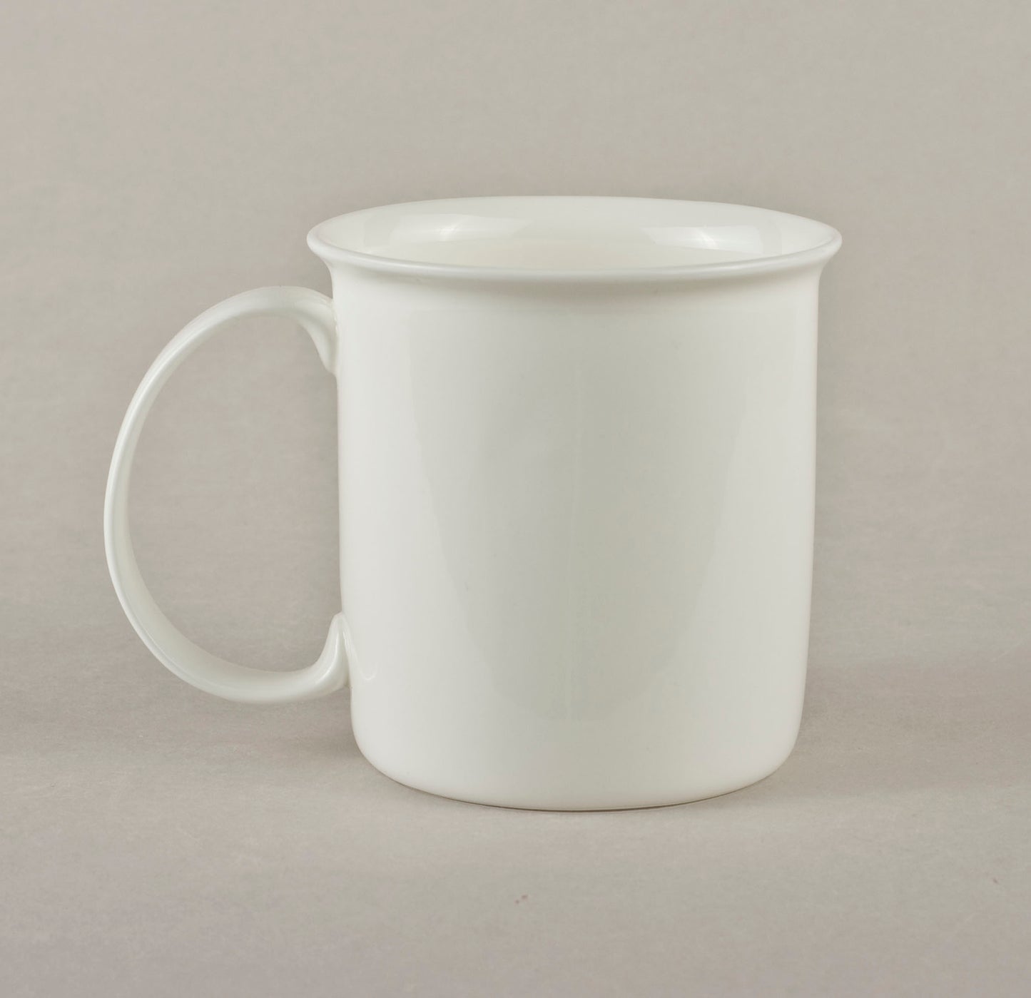 Porcelain Cylinder with Edge Mug