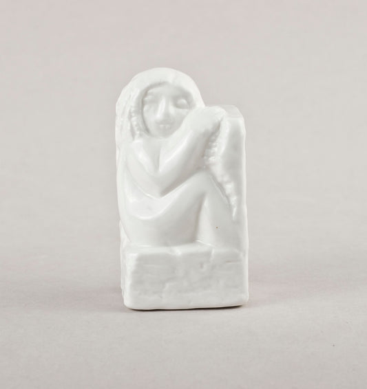 Porcelain Woman in Stone