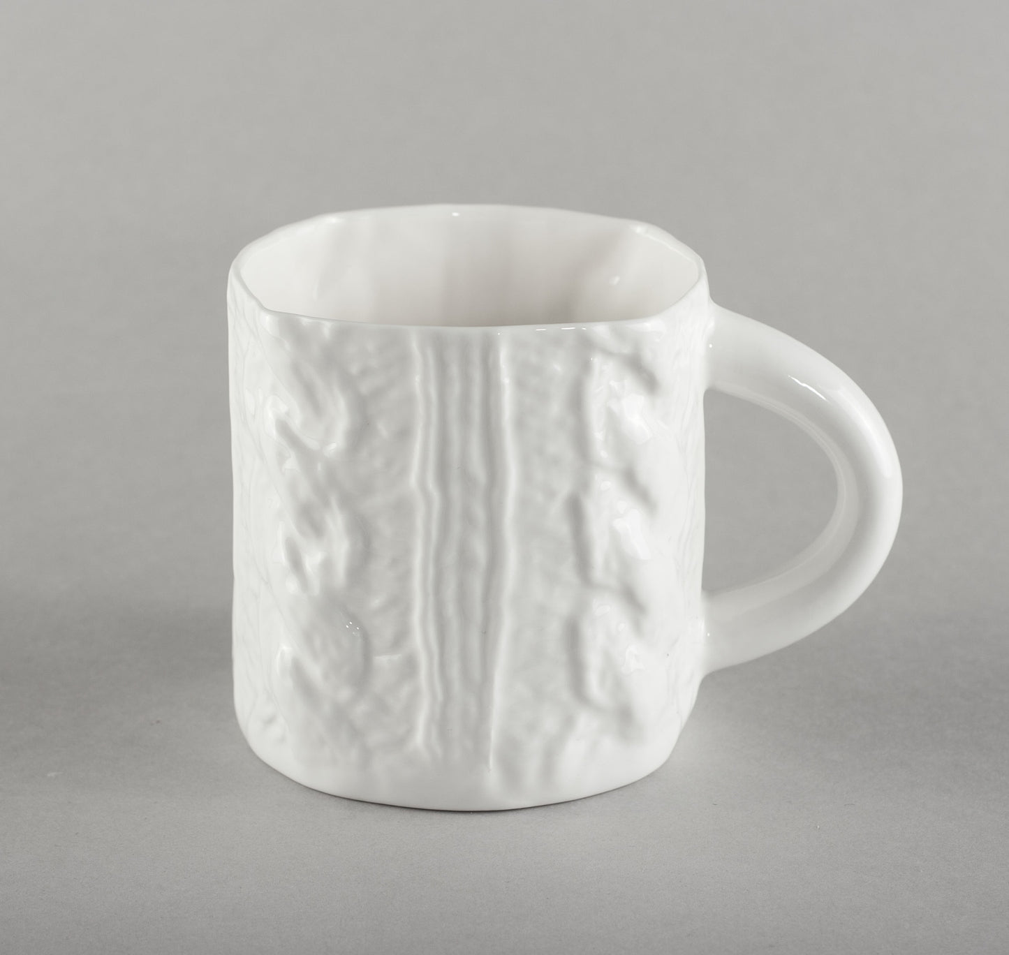 Porcelāna adīta tējas krūze