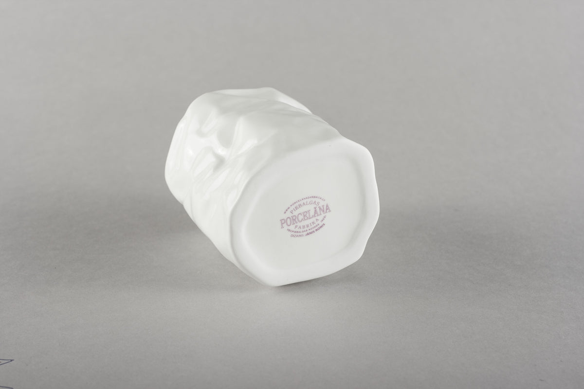 Porcelain Crumpled Cup