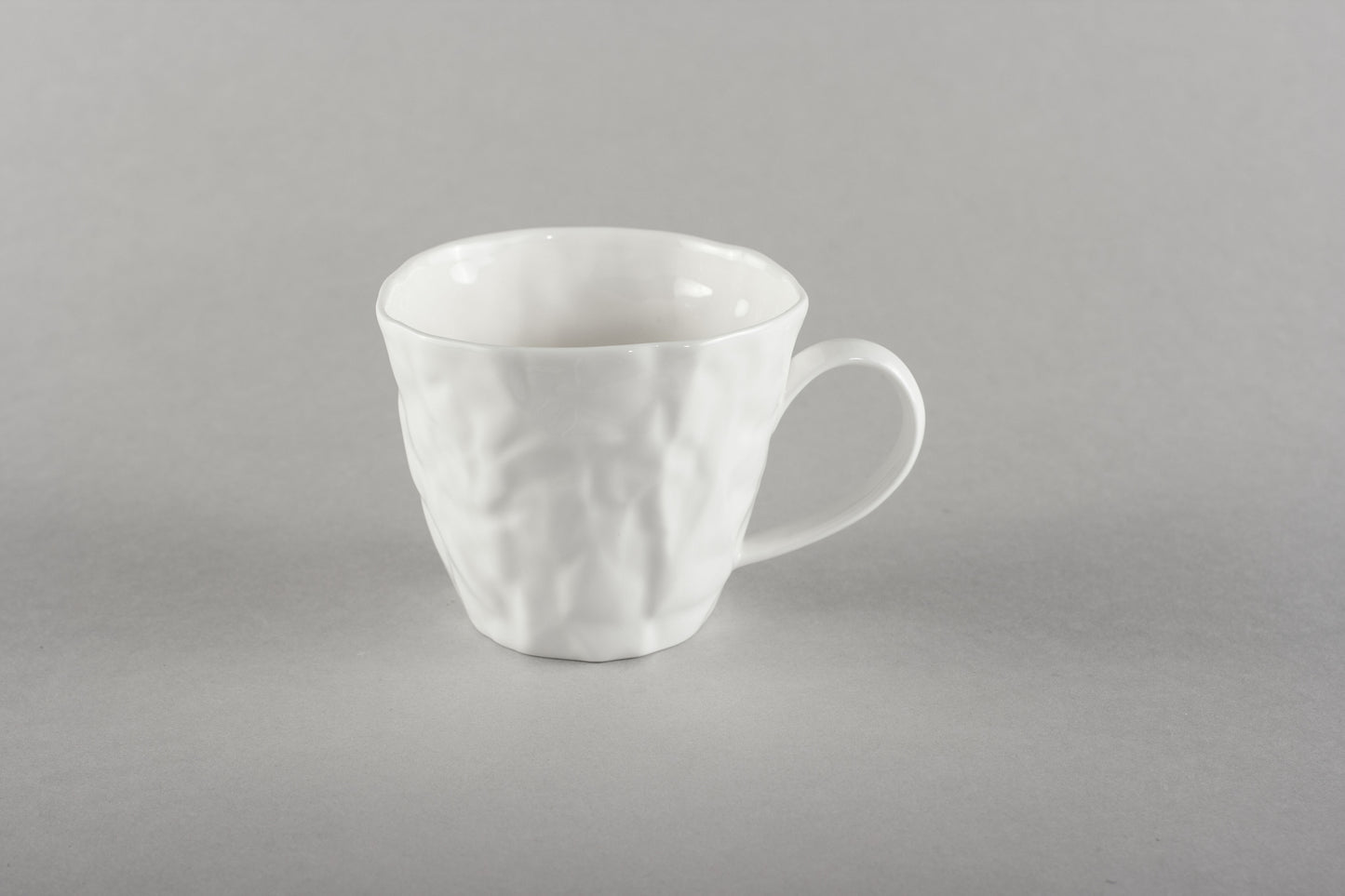 Porcelain Crumpled Coffee Co Mug