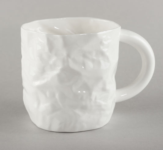 Porcelain Crumpled XXL Mug
