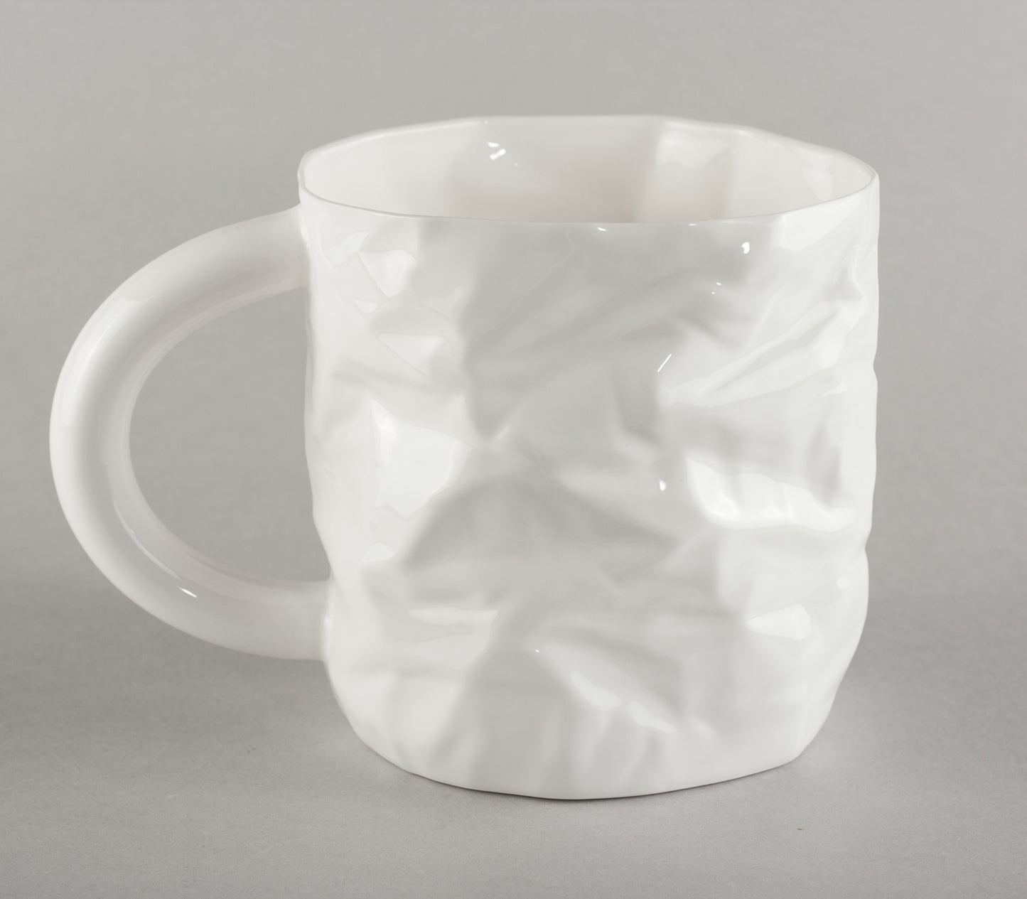 Porcelain Crumpled XXL Mug