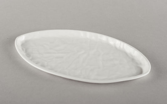 Porcelain Crumpled Co Plate