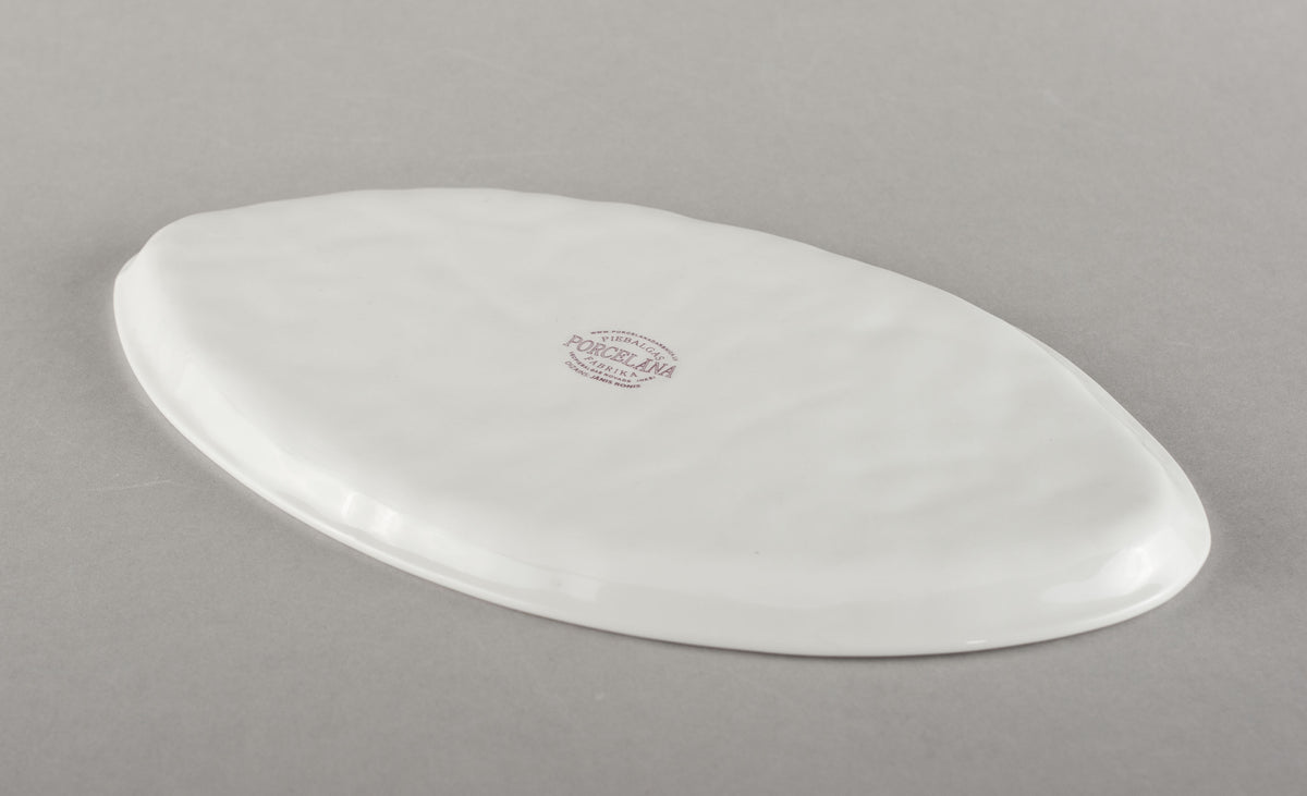 Porcelain Crumpled Co Plate