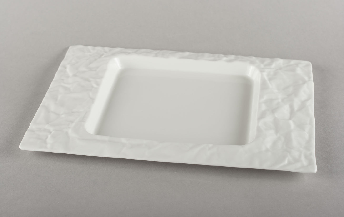 Porcelāna burzīts pusdienu šķīvis/kvadrāts